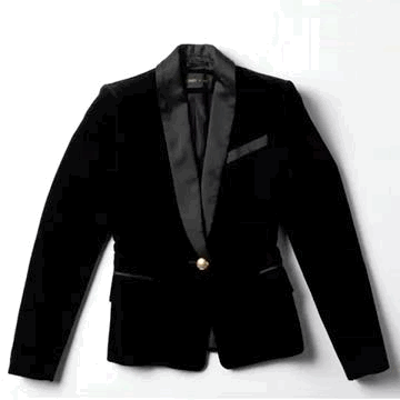 Conjunto de 3 broches Classy negro