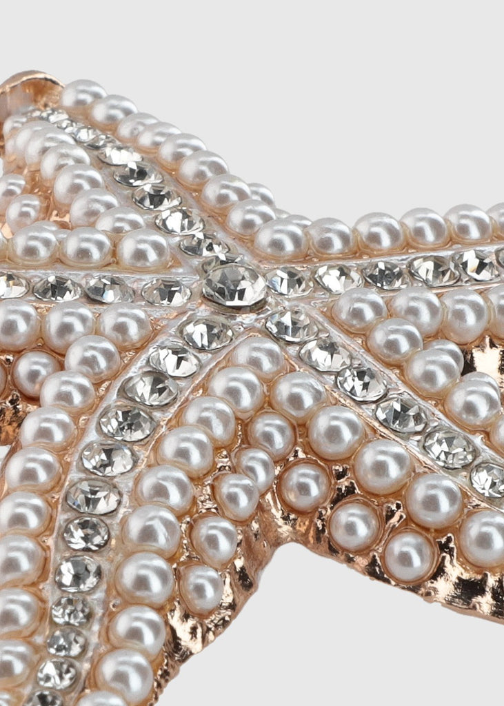 Broche Star pearl