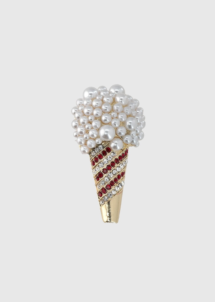 Broche Ice Cream pearls