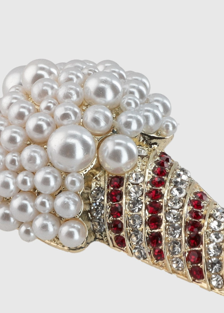 Broche Ice Cream pearls