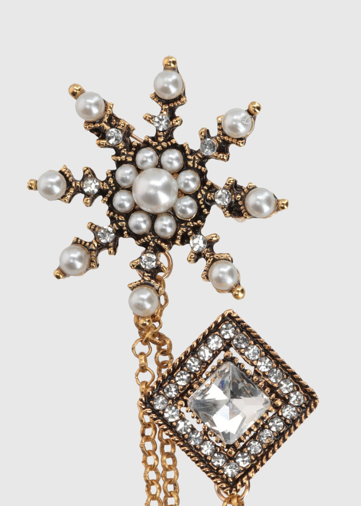 Broche solapa Star Snow